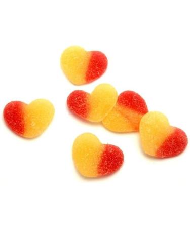 2 x CandyCrave Fizzy Peach Hearts Fizzy Coated Jelly Sweets Delicious Tasty And Twisty Treat Gift Hamper - Buy Online on GoSupps.com