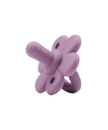 Multi-Colored Flower-Shaped Silicone Baby Pacifiers - Chew Toys for Comfort & Soothing - Buy Online on GoSupps.com
