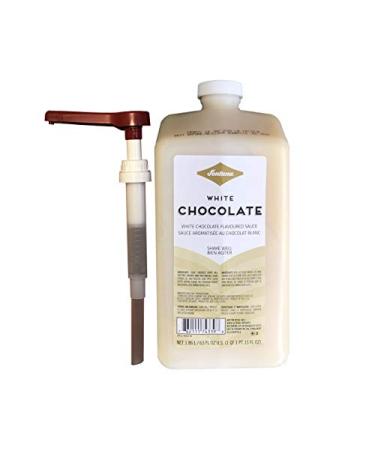 Starbucks | Fontana Frappuccino White Chocolate Mocha Sauce; Beverage, Baking, Dessert Base & Flavoring | 63 oz (Combo Bottle + Dispensing Pump)