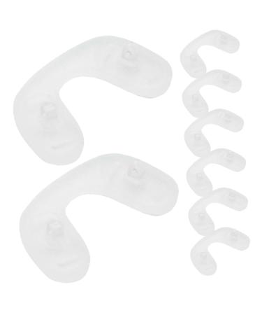 Lurrose 8st nose pads for glasses heel replacement cap nose brick for glasses glasses. Brilliant nasal cushions Exchange of nose pads during sunglasses child slippery optical glasses plastic