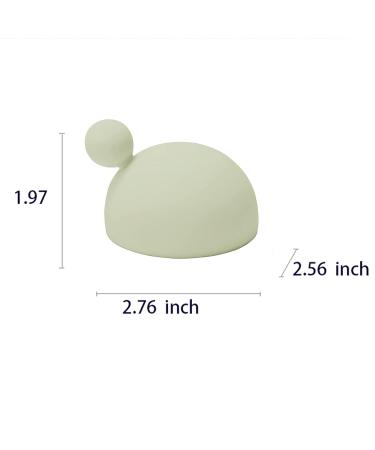Pubcontti Silicone Makeup Brush Cleaner Mat - Portable Cleaning Tool for Cosmetics - Easy Clean - Green - Buy Online on GoSupps.com