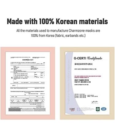 CHARMZONE Tone Up Fit Premium Protective Fashion Mask 25EA - Beige/Grey/Navy/Coral - Made in Korea - Large Trial Pack (4pcs) - Buy Online on GoSupps.com