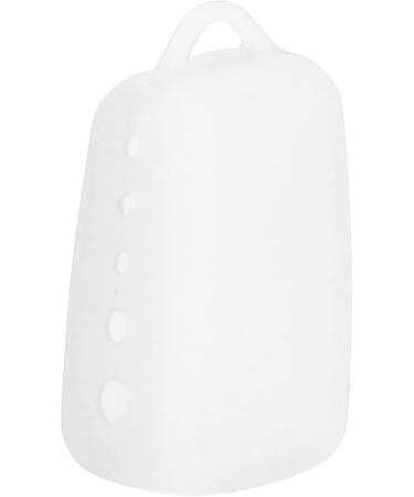 Silicone Toothbrush Head Cover - Portable & Lightweight for Camping Travel & Hiking (Translucent White - Buy Online on GoSupps.com