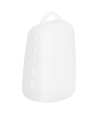 GLOGLOW Silicone Toothbrush Head Cover Portable and Useful Toothbrush Suitable for Outdoor Traveling Hiking Camping Use (Translucent White)