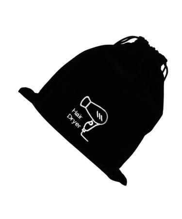 FOYTOKI Flannel Hair Dryer Bag Hair Dryer Attachments Storage Travel Bag for Hair Styling Tools Hair Tools Travel Bag Hair Dryer Bag for Traveling Hair Dryer Organizer Hair Tool Travel Bag