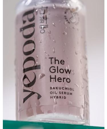 Yepoda - The Glow Hero - Oil Serum with Bakuchiol. Slow aging serum for radiant complexion. Korean cosmetics (30 ml) - Buy Online on GoSupps.com