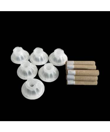 IPETBOOM Moxibustion Sticks & Basis - 50 Sets Mini Handmade Acupuncture Moxa Sticks for Body Therapy - Buy Online on GoSupps.com