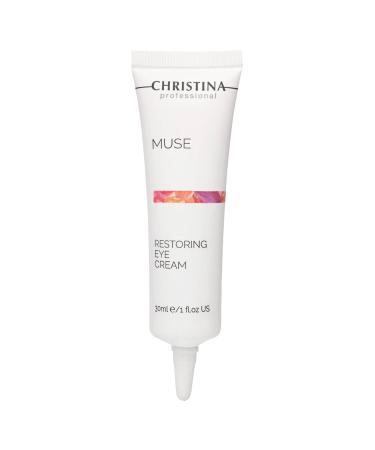 CHRISTINA Muse Restoring Eye Cream - Reduces Fine Lines Dark Circles & Signs of Aging | Peptide-Infused Anti-Aging Formula | 30ml - Buy Online on GoSupps.com