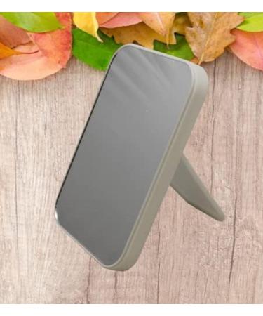 Essentials Vanity Mirror with Stand - White Makeup Mirror 8.5 x 5.75 by Dependable Industries Inc - Buy Online on GoSupps.com