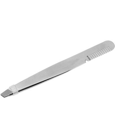 Durable Makeup Tweezers Stainless Steel Safe Moderate Elasticity Eyebrow Makeup Tweezers Ergonomics Design for Makeup Eyebrows - Buy Online on GoSupps.com