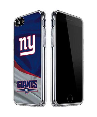 Skinit Clear Phone Case Compatible with iPhone SE - Officially Licensed NFL New York Giants Design