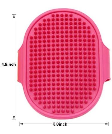 Pet Dog Grooming Brush - Dog Bath Brush - Cat Grooming Brush - Dog Washing Brush - Rubber Dog Brush - Dog Hair Brush - Dog Shedding Brush - Pet Shampoo Brush-Massage Rubber Comb with Adjustable Ring (green) - Buy Online on GoSupps.com