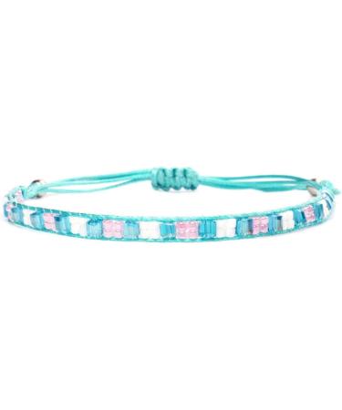 VALICLUD 6 Pcs 1 Bohemia Style Bracelets Bohemian Style Bracelets Womens Bracelets Handmade Bracelets Bohemian Bangles Strand Bracelet Anklets for Women Miss Three Piece Suit Beads 6 6cm Blue - Buy Online on GoSupps.com