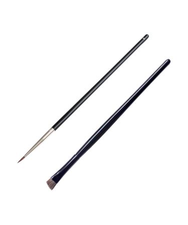 FOMIYES 2pcs Brush Eyeliner Liquid Horsehair Eyeshadow Cosmetic Eye Makeup Tools Liquid Eyeliner
