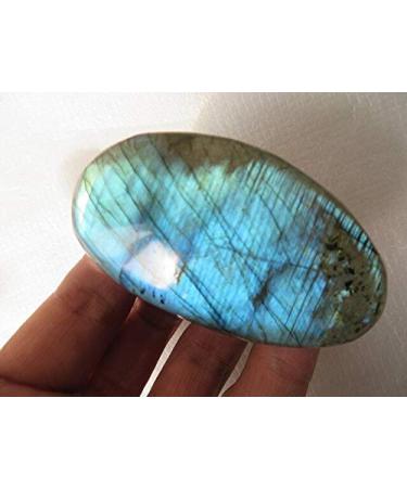 68g A Rare Natural Flash Labradorite Crystal Gem Stone Original Reiki ningxiao