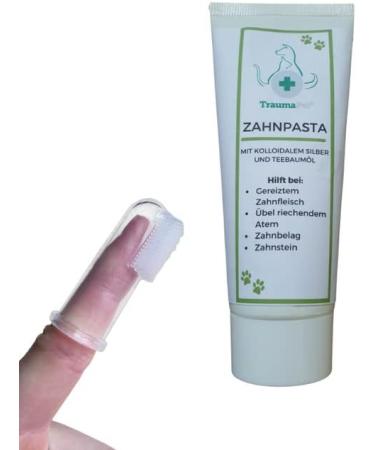 Natural Colloidal Silver & Tea Tree Oil Toothpaste for Dogs & Cats - Best Pet Dental Care - Buy Online on GoSupps.com