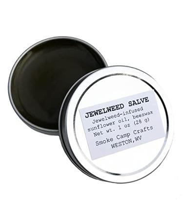 Smoke Camp Crafts - Jewelweed Salve - 1 oz - Poison Ivy Relief Salve - Hunters - Hikers - Outdoorsman Salve