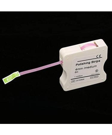 1 Roll 4mm Dental Polishing Strip - Resin Teeth Whitening Tool for Interdental Grinding & Sanding (Pink) - International Shipping Available - Buy Online on GoSupps.com