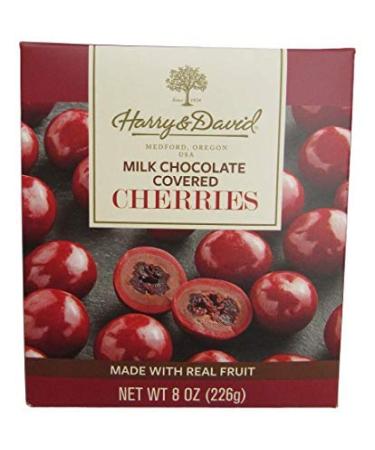 Harry and David, Milk Chocolate Bing Cherries, 8 ounces (Pack of 2), 16 oz. Total Milk Chocolate Bing Cherries 8 Ounce (Pack of 2)