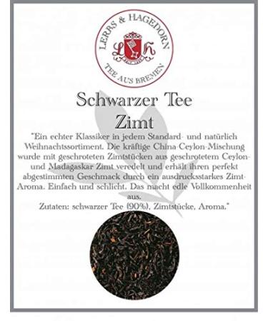 Lerbs & Hagedorn Black tea with cinnamon 1 kg - Cinnamon