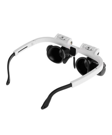 8X/15X/23X LED Magnifier Glasses Two LED Lights Adjustable LED Lamp Head Magnifying Glasses Household Tools