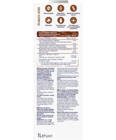 Alpro Chocolate Taste Drink - 100% Plant-Based Lactose-Free Calcium & Vitamin D 8x1L Pack - Buy Online on GoSupps.com