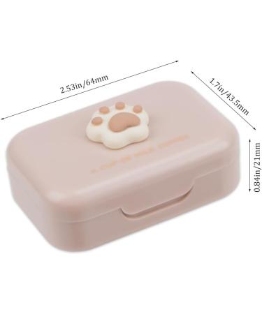 Zorza Cute Contact Lens Container Set - Portable Travel Case with Mirror Tweezers & Tool Stick - Perfect for Daily Use & Outdoor Adventures (Bear Paw Design) - Buy Online on GoSupps.com