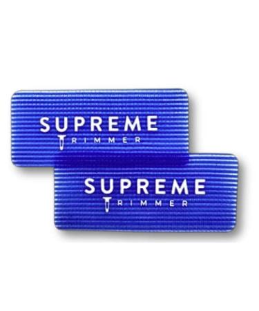 BARBER GRIPPERS by SUPREME TRIMMER   Salon & Barber Hair Holder Grips for Men & Women   Hair Stylish Grippers (Blue Rectangle)