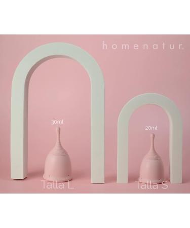 Homecature Menstrual Cup Set | 2 Medical Silicone Cups (S & L) + Foldable Sterilizer | Reusable Safe & Convenient Multi-Functional Solution - Buy Online on GoSupps.com