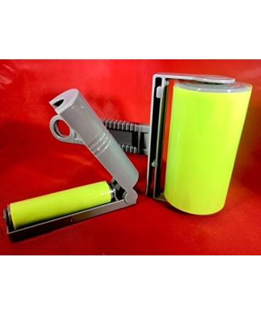 Best Sticky Gel Lint Roller Cleaner | Washable Pet Hair Remover Set | Reusable for Clothes & Car Seats - Green - Buy Online on GoSupps.com
