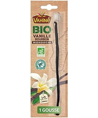 VAHIN - ORGANIC - Vanilla Bourbon 1 Organic Pod 3G - Pack of 3 - Buy Online on GoSupps.com