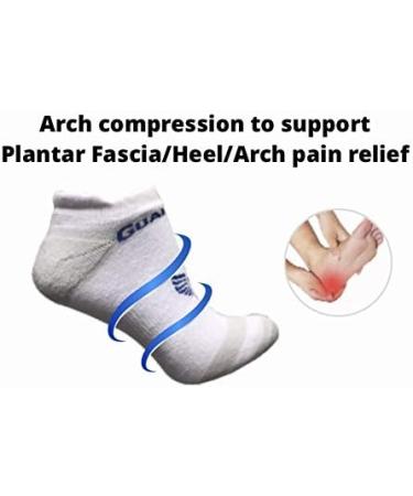 GUARDIANGEL Diabetic Neuropathy Socks for Men | Silicone Cushioned Toes, Arch Compression, Bunion Guard | Prevent Swelling/Ulcers | Podiatrist Recommended | Size 9-14 - Buy Online on GoSupps.com