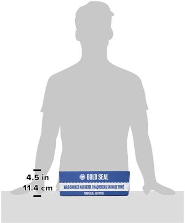 Gold Seal Wild Smoked Mackerel Peppered - 110 Grams 12 Count - Canned Fish - Hot Smoked - High in Protein - Source of Omega-3s - Gluten Free - Kosher - Wild Caught - Responsibly Caught Wild Smoked Peppered Mackerel 1.32 kg (Pack of 1) - Buy Online on GoSupps.com