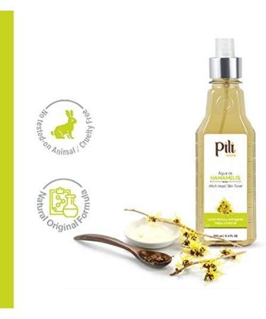 PILI Witch Hazel Facial Toner - Control Oil & Shine Natural Astringent for Acne-Prone Skin 8.4 oz - Buy Online on GoSupps.com