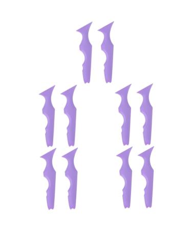 Beavorty 10 Pcs Silicone Beauty Ruler Eye Shadow Eyeshadow Guide Aid Eyeliner Guide Stencils Make up Sample