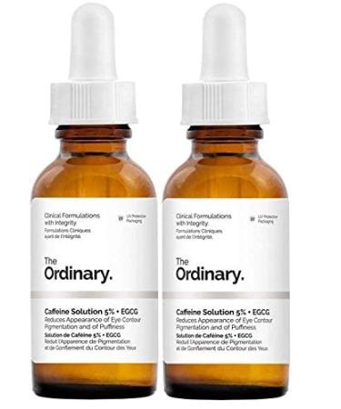 2 Pack The Ordinary Caffeine Solution 5% + EGCG (30ml) - Reduces Eye Contour Pigmentation and Puffiness - Buy Online on GoSupps.com