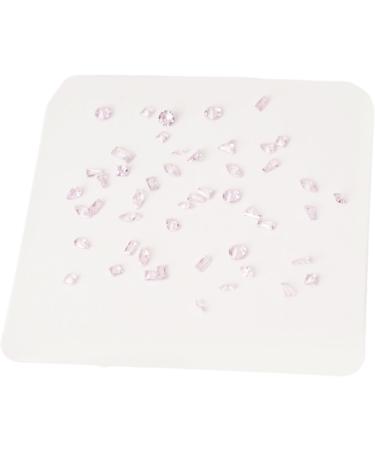50pcs 3D Nail Pointed Bottom Glass Rhinestones Nails Art For Projects And Clothing Embellishments Nail Embellishments Translucent powder - Buy Online on GoSupps.com