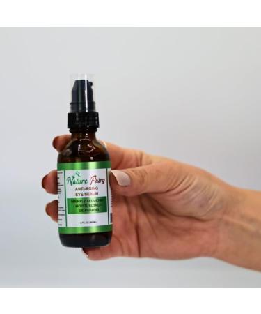 Nature Fairy Anti-Aging Eye Serum Natural De-Puffing Moisturizing Treatment for Dark Circles Wrinkles With Cucumber Hyaluronic Acid Caffeine 2 Fl Oz - Buy Online on GoSupps.com