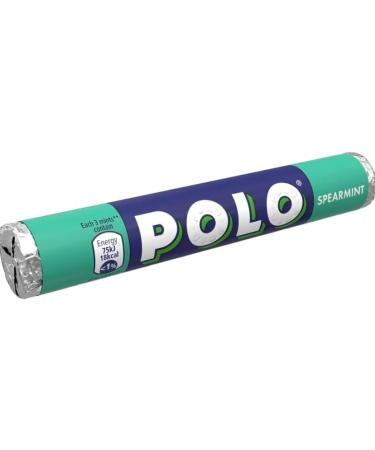 Polo Spearmint Tubes 34g (Pack of 5 Rolls) Multipack Mint Sweets - Buy Online on GoSupps.com