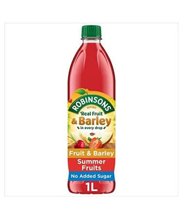 Robinsons Robinsons Summer Fruit No Added Sugar Fruit & Barley 1 Litre