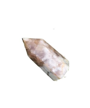 FUERLI Natural Cherry Agate Tower Crystal Craft Flower Agate Stick Crystal Decor (Size : Purple)