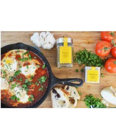 Mediterranean Flavor Duo: Two 3.2 oz. Jars for Chicken, Vegetables, and Pasta - Buy Online on GoSupps.com