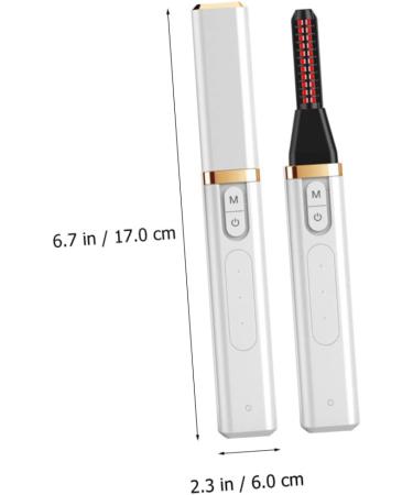 Mikinona Eyelash Clip Eyelash Beautifying Rechargeable Eyelash Curler Electric Lash Curler Lady Tools Eyelash Heated Curler Hot Eyelash Curler Hair Heating Curler Lash Tool White Abs - Buy Online on GoSupps.com