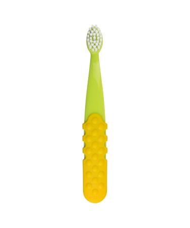 RADIUS Totz Plus Toothbrush for Kids (3+ Years) - GreenYellow | Safe & Effective Dental Care - Buy Online on GoSupps.com