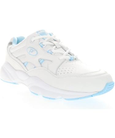 Propet Stability Walker A5500 Diabetic Shoe White/Light Blue 6.5 W - Medicare Approved - Buy Online on GoSupps.com