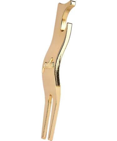 Palm Divot Repair Tool - Ergonomic 3-in-1 Design with U-Shaped Club Rest, Bottle Opener - Lightweight Brushed Gold - Buy Online on GoSupps.com