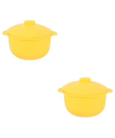 Beavorty Wachstopf 2 pieces of wax melts silicone bowl silicone pot lid portable heater travel accessories arm wax bowl silicone wax bowl wood cosmetic bowl wax warmer liner