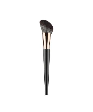 Beauty tool! Sickle Contour Brush Angled Contour Brush V Shape Blush Shadow Powder Makeup Brush Soft Silhouette Brush (Color : Blackgold)