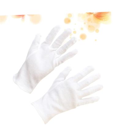 GLEAVI Hair Dye Gloves 24 Pairs Dry Hands Gloves Hand Moisturizer Gloves Dustproof Gloves Warm Gloves Cosmetic Moisturizing Gloves Work Jersey White Labor Protection Cotton - Buy Online on GoSupps.com