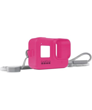 GoPro HERO8 Black Electric Pink Case + Lanyard - Official Accessory for Ultimate Protection - Buy Online on GoSupps.com